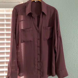 Size large express slim fit portofino shirt